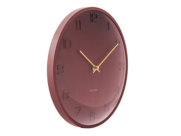 Designové nástěnné hodiny 6084RD