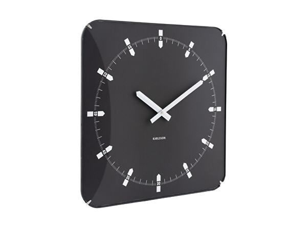 Designové nástěnné hodiny 6085BK