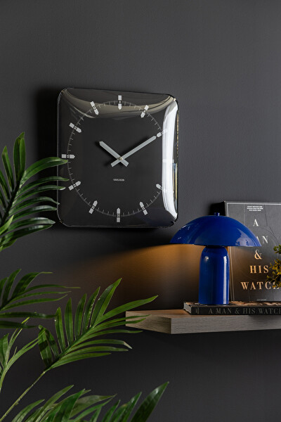 Designové nástěnné hodiny 6085BK