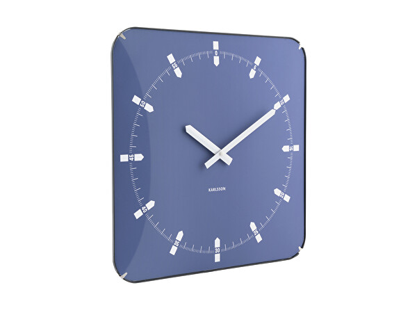 Designové nástěnné hodiny 6085BL