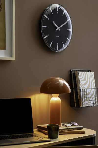 Designové nástěnné hodiny 6086BK