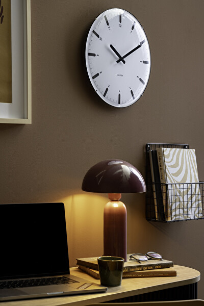 Designové nástěnné hodiny 6086WH