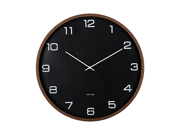 Designové nástěnné hodiny 6088BK