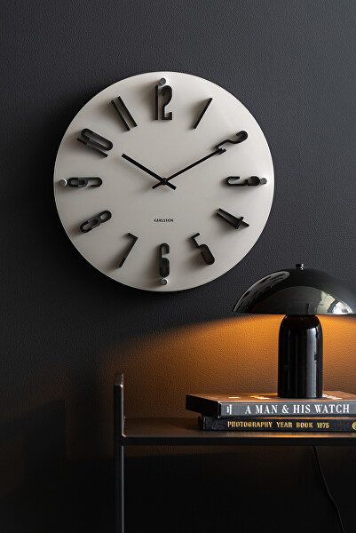 Designové nástěnné hodiny 6090WG