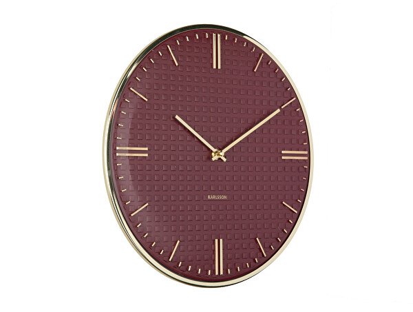 Designové nástěnné hodiny 6091RD