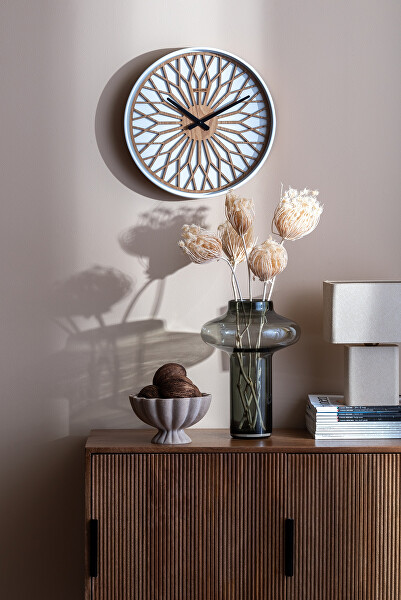 Designové nástěnné hodiny 6092WH