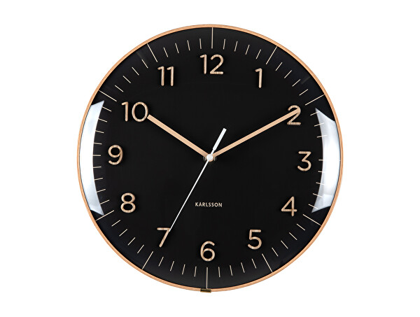 Designové nástěnné hodiny 6110BK