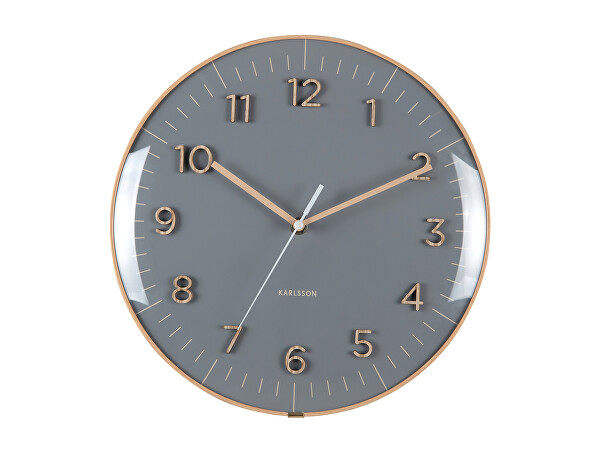 Designové nástěnné hodiny 6110GY