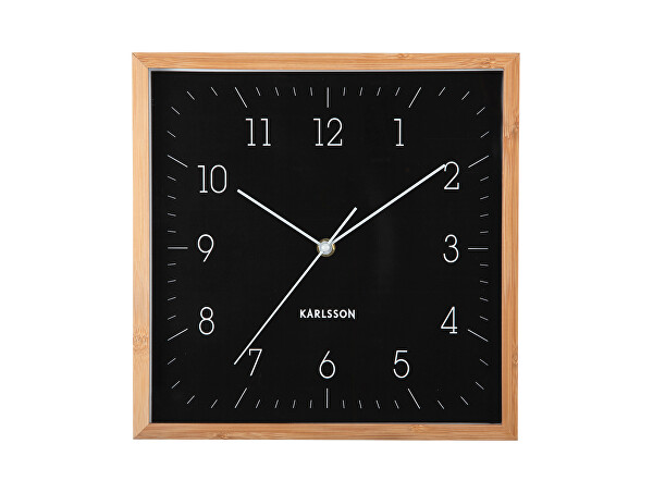 Designové nástěnné hodiny 6114BK