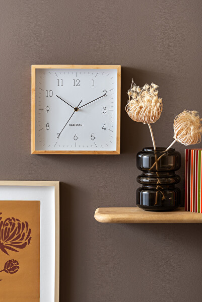 Designové nástěnné hodiny 6114WH