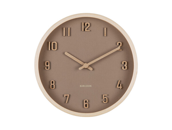 Designové nástěnné hodiny 6116BR