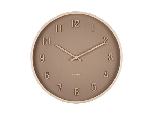 Designové nástěnné hodiny 6117BR