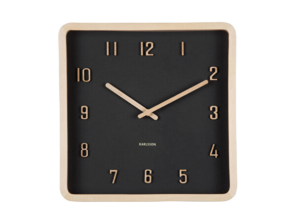 Designové nástěnné hodiny 6118BK