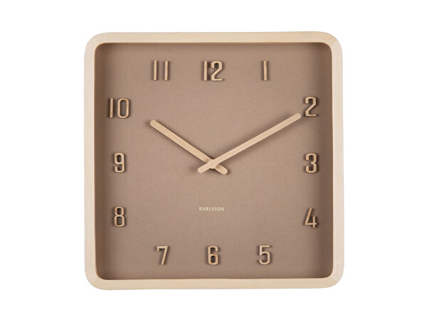 Designové nástěnné hodiny 6118BR