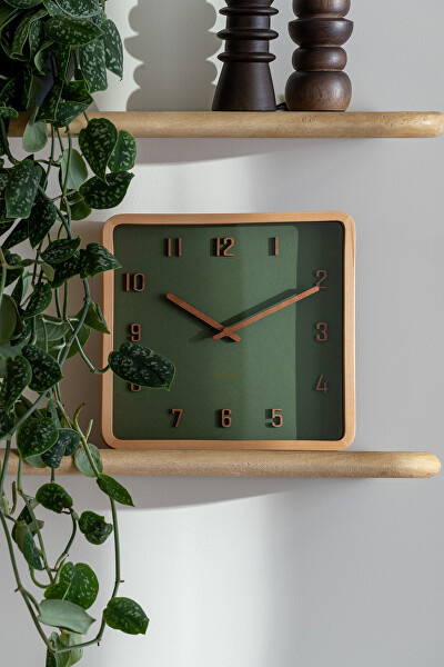Designové nástěnné hodiny 6118GR