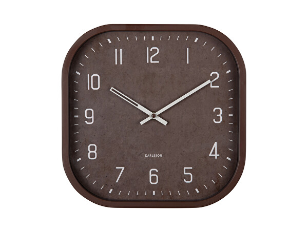 Designové nástěnné hodiny 6138BR