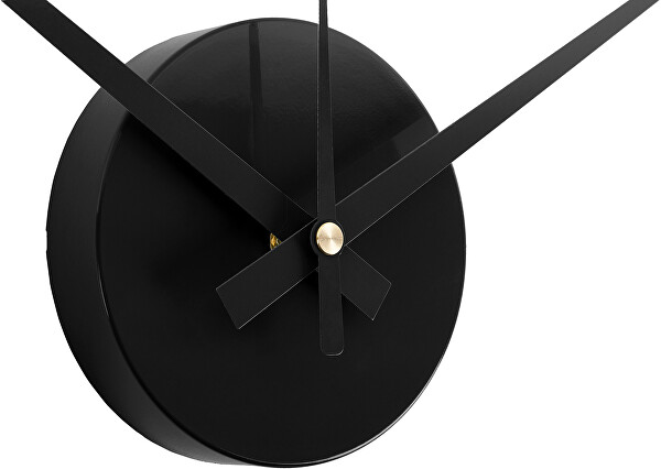 Designové nástěnné hodiny s nalepovacími čísly KA6001BK