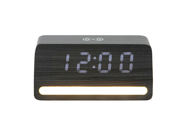 LED hodiny-budík 6078BK Karlsson s nabíječkou 6078BK