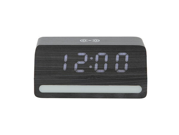 LED hodiny-budík 6078BK Karlsson s nabíječkou 6078BK