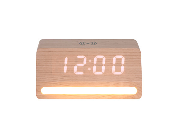 LED hodiny-budík 6078BK Karlsson s nabíječkou 6078WD
