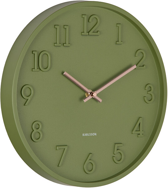Designové nástěnné hodiny 6041GR