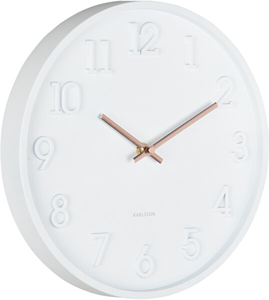 Designové nástěnné hodiny 6041WH