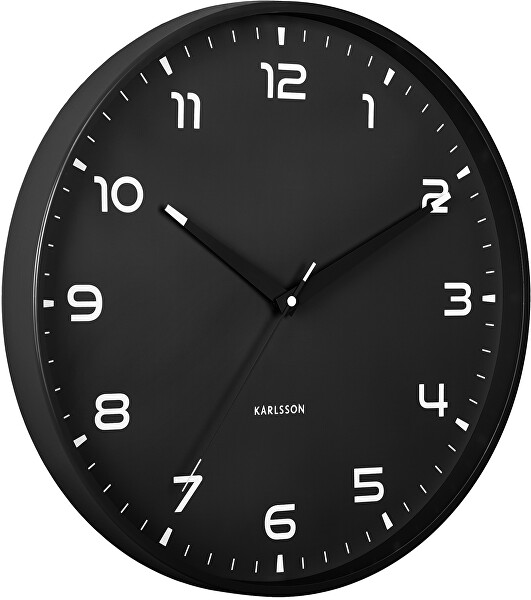 Designové nástěnné hodiny 6053BK