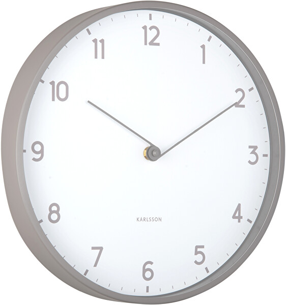 Designové nástěnné hodiny 6057GY