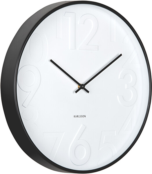 Designové nástěnné hodiny 6063BK