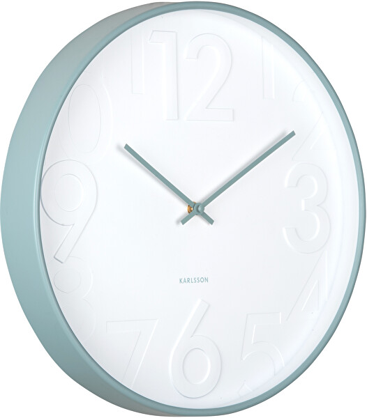 Designové nástěnné hodiny 6063BL