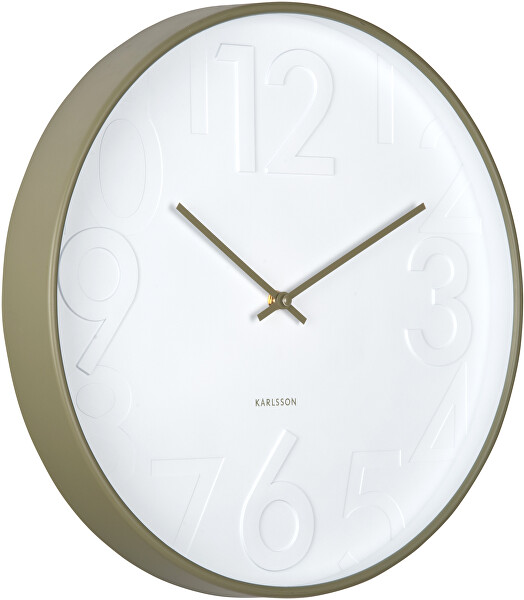 Designové nástěnné hodiny 6063GR