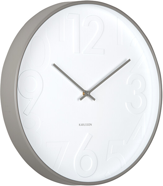 Designové nástěnné hodiny 6063GY