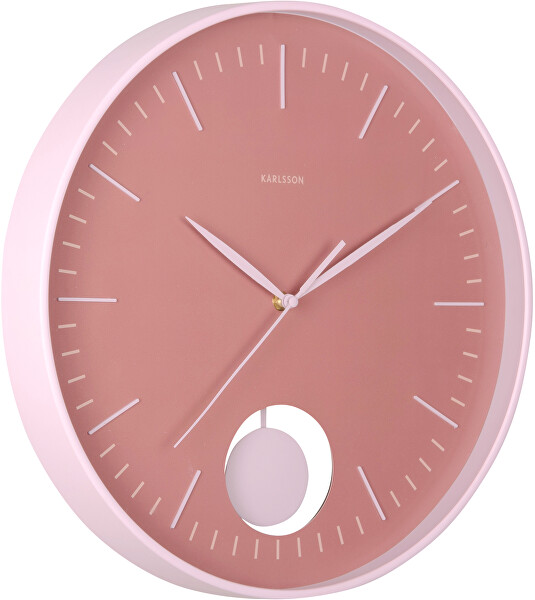 Designové nástěnné hodiny s kyvadlem 6065PI