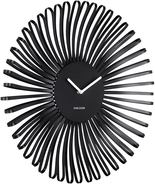 Designové nástěnné hodiny 6075BK