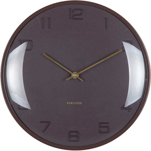 Designové nástěnné hodiny 6084BR