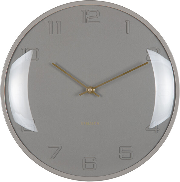 Designové nástěnné hodiny 6084GY