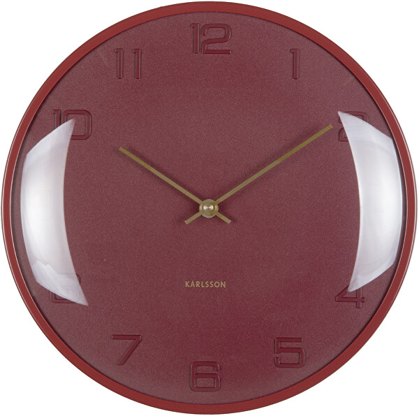 Designové nástěnné hodiny 6084RD