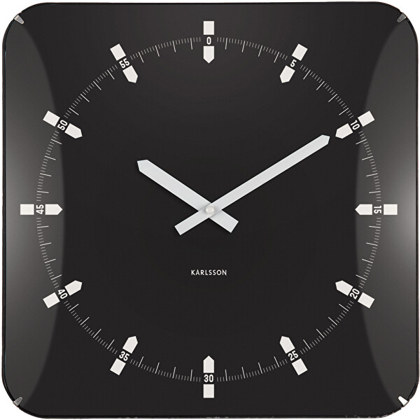 Designové nástěnné hodiny 6085BK