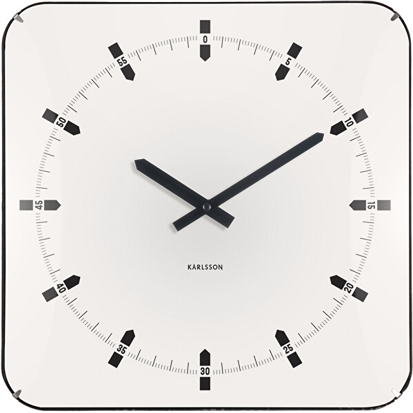 Designové nástěnné hodiny 6085WH