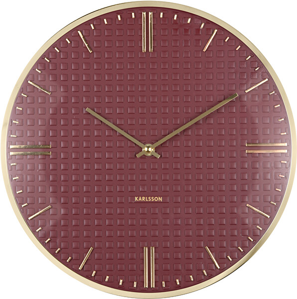 Designové nástěnné hodiny 6091RD