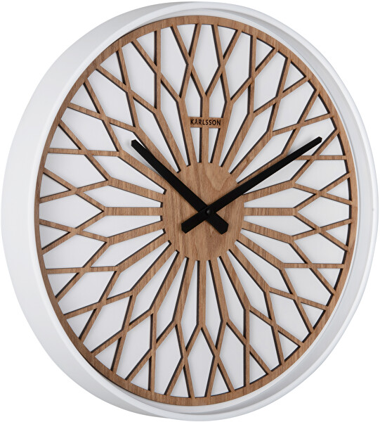 Designové nástěnné hodiny 6092WH