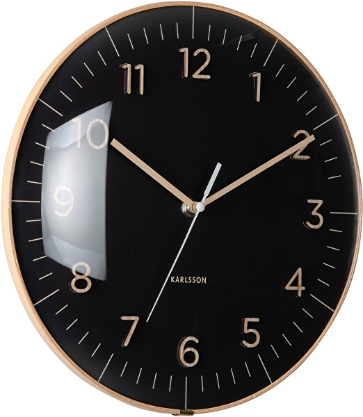 Designové nástěnné hodiny 6110BK