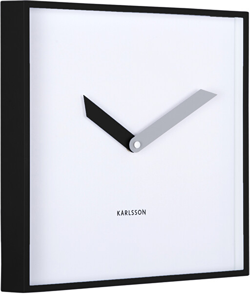 Designové nástěnné hodiny 6112BK