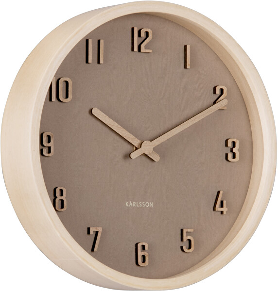 Designové nástěnné hodiny 6116BR