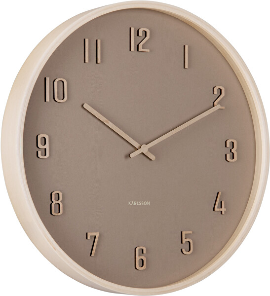 Designové nástěnné hodiny 6117BR