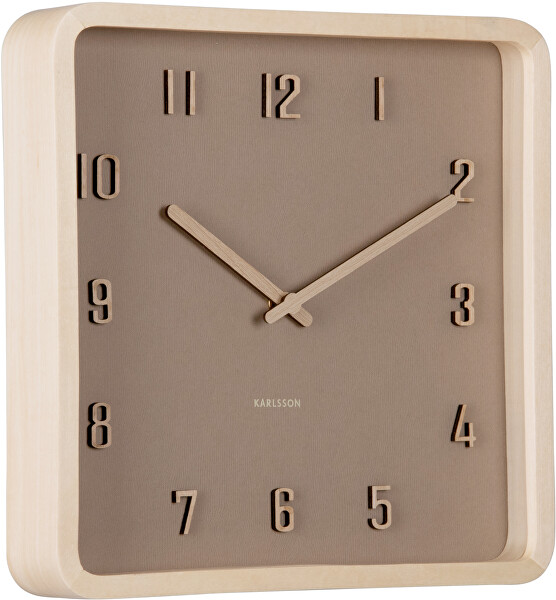 Designové nástěnné hodiny 6118BR