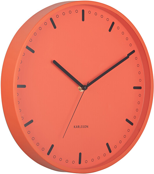 Designové nástěnné hodiny 6071OR