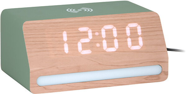 LED hodiny-budík 6078BK Karlsson s nabíječkou 6078GR