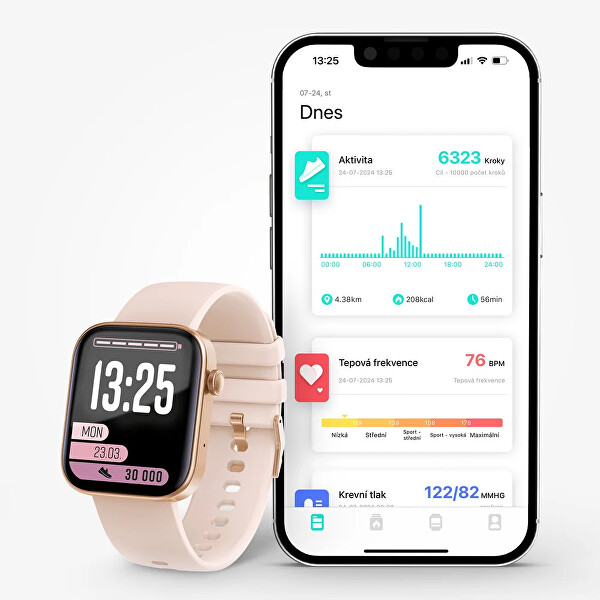 Dárkový set BCool2 Plus Rose Gold 8595724900979 + náhradní řemínek