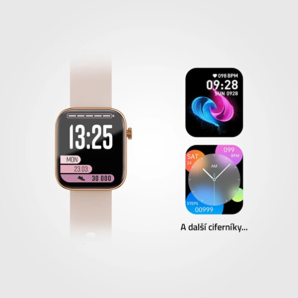 Dárkový set BCool2 Plus Rose Gold 8595724900979 + náhradní řemínek